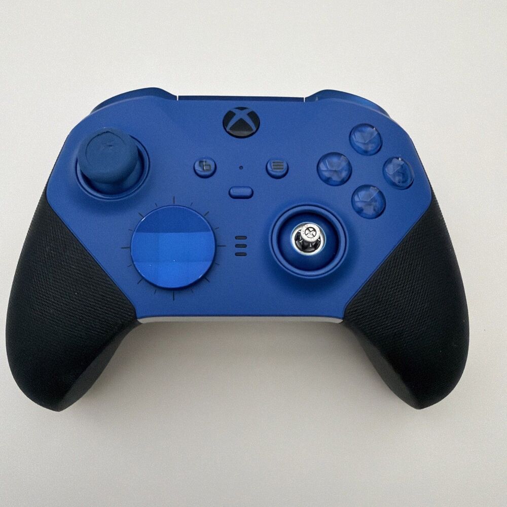 Microsoft Xbox Elite Series 2 Core Controller Blue/Black Missing Right Thumb Cap